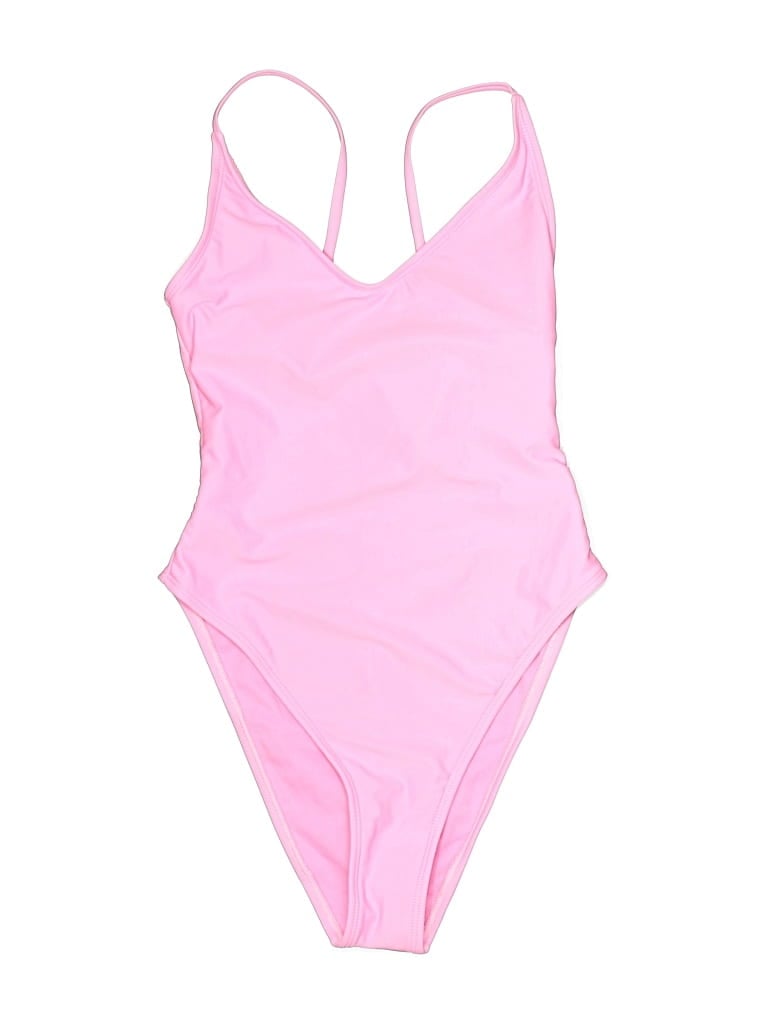 Pre-owned Wild Fable One Piece Swimsuit In Pink