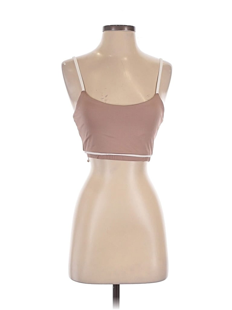 Showpo Sleeveless Top Brown Sweetheart Neckline Tops