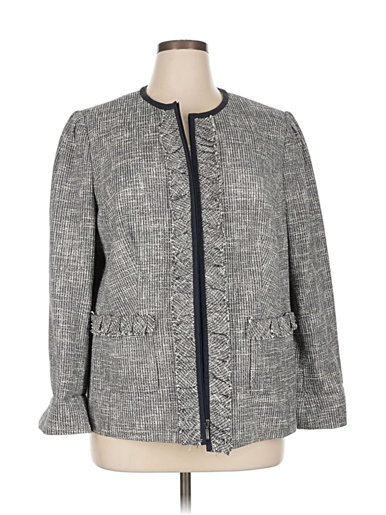 Pre-owned Doncaster Collection Jacket In Gray