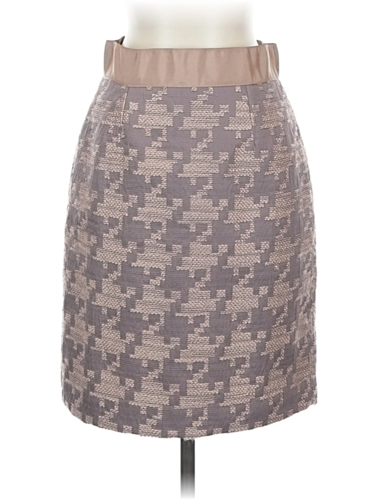 Pre-owned Ann Taylor Loft Formal Skirt In Gray