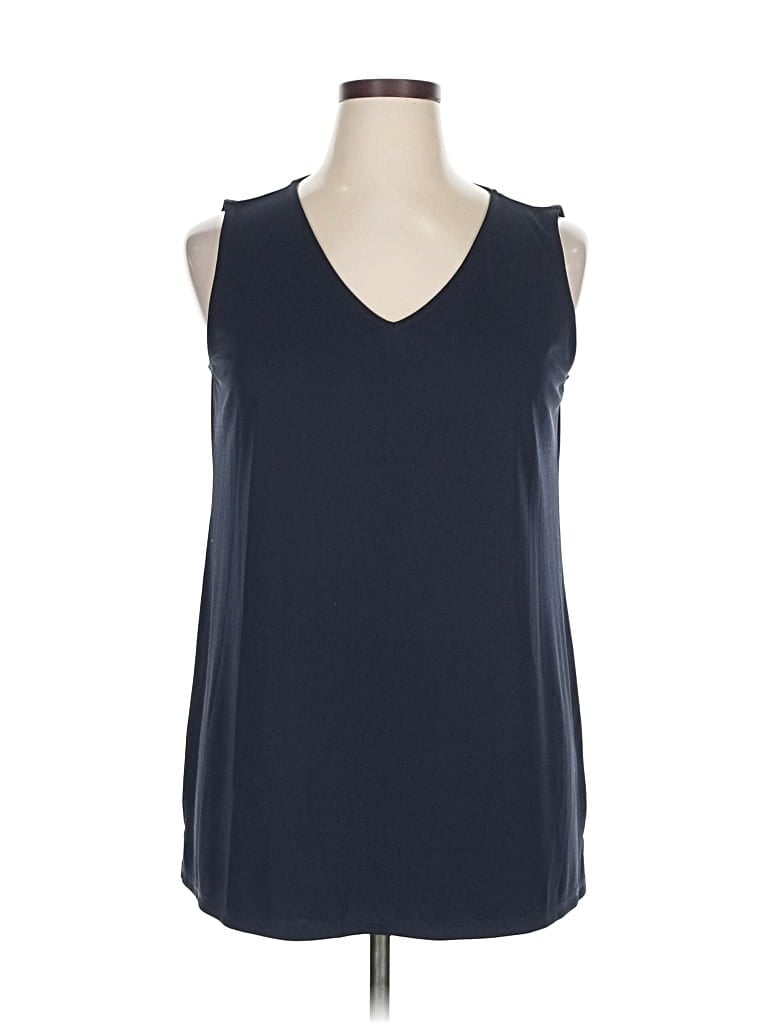 Pre-owned Talbots Sleeveless T-shirt In Blue