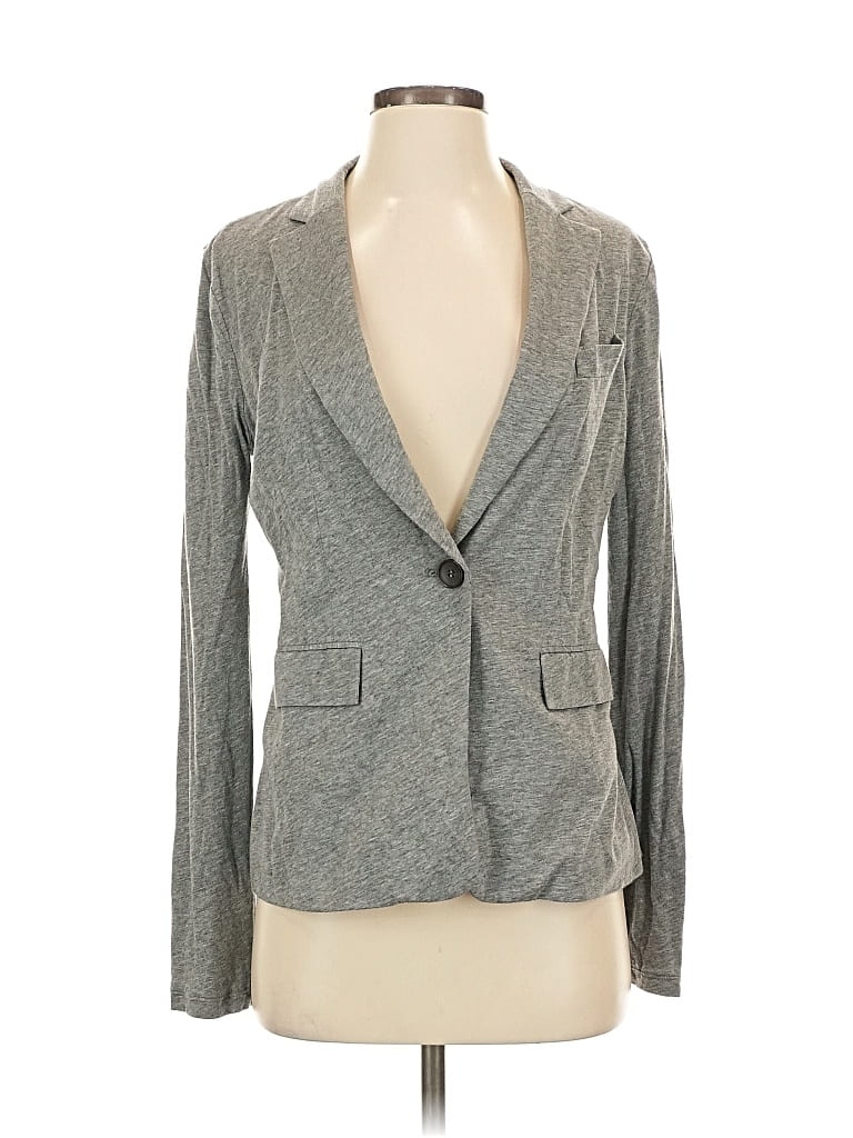 Pre-owned Bcbgmaxazria Blazer Jacket In Gray