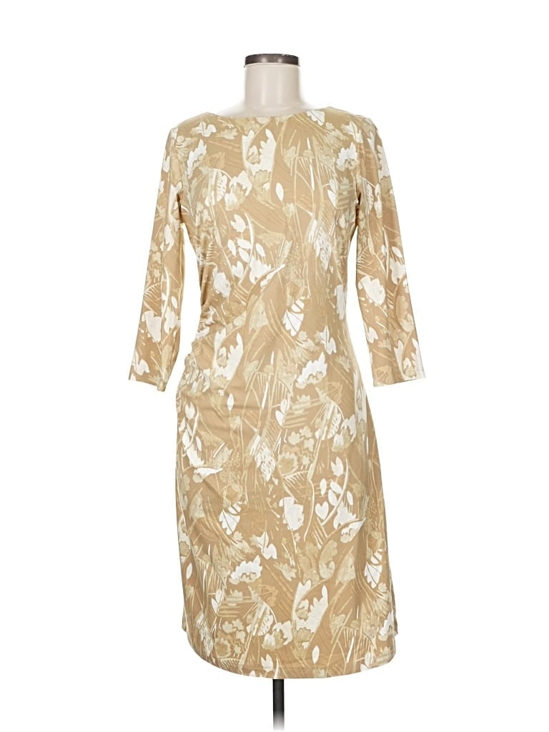 Pre-owned J. Mclaughlin Cocktail Dress In Brown