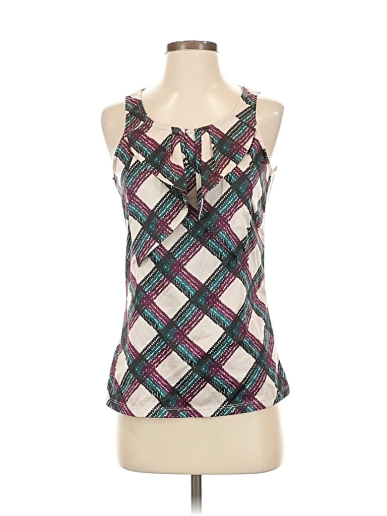 Pre-owned The Limited Sleeveless Blouse In White