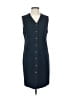 Talbots Blue Casual Dress Size 2 (petite) - photo 1
