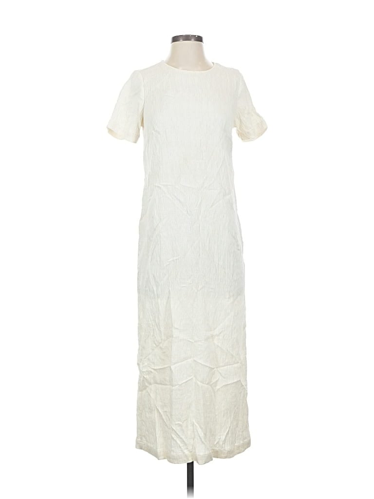 Pre-owned Melloday Casual Dress In White
