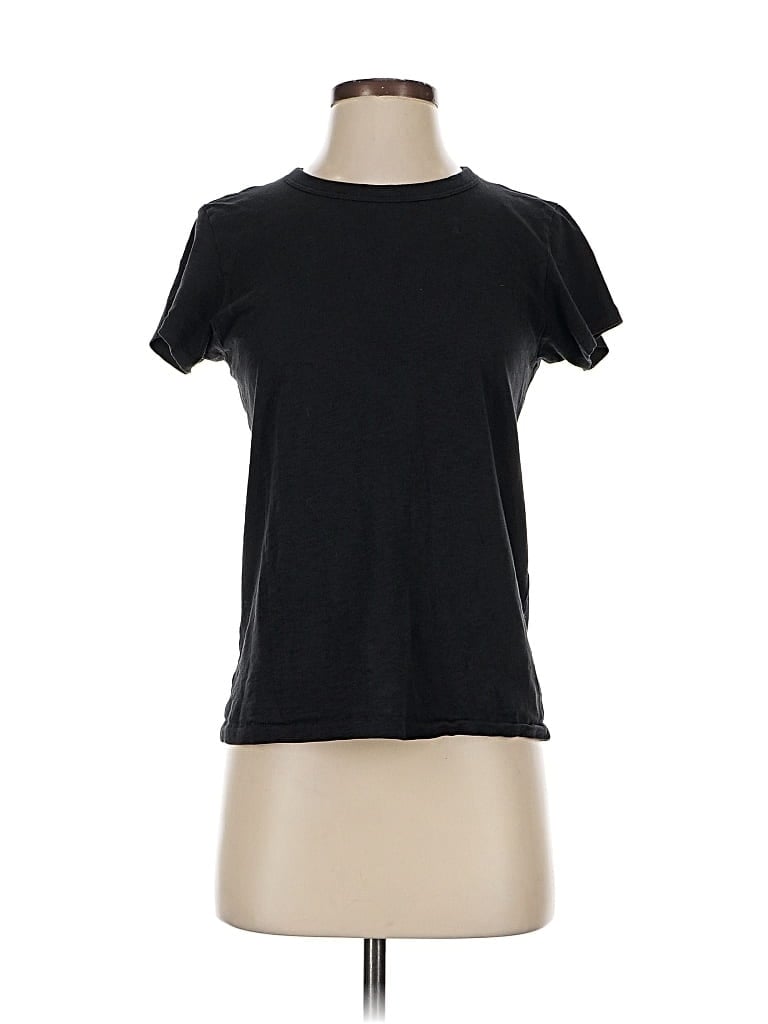 Pre-owned Rag & Bone Short Sleeve T-shirt In Black