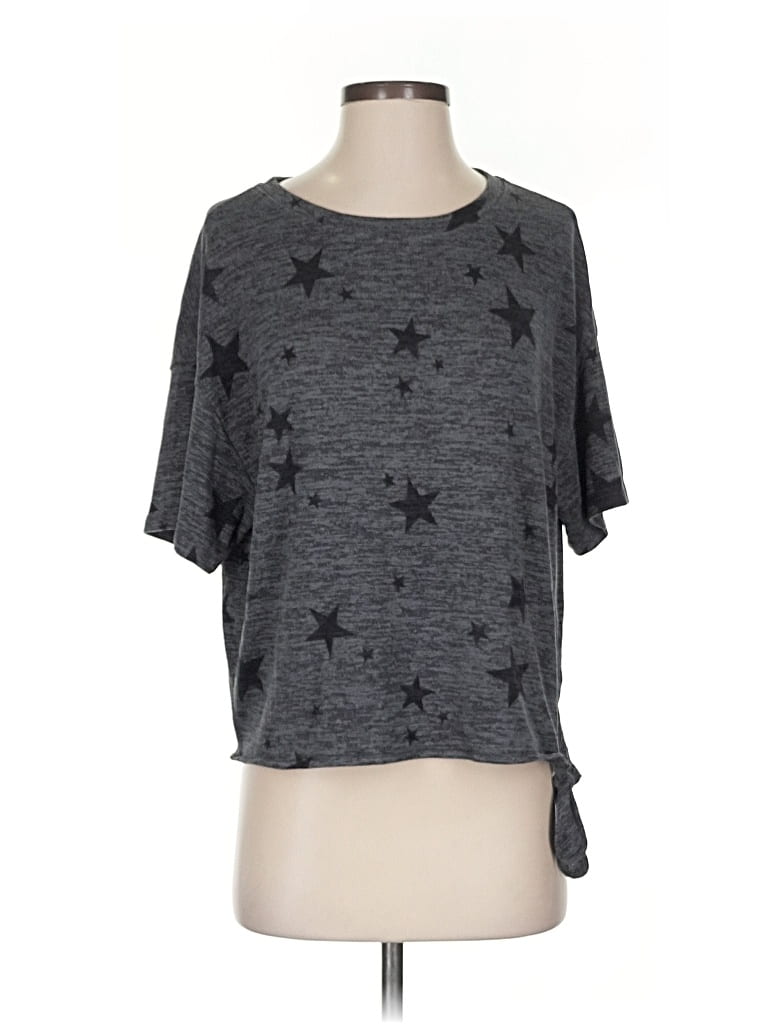 Pre-owned Love By Gap Short Sleeve T-shirt In Gray