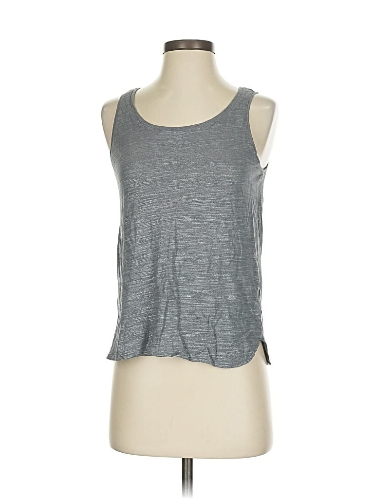 Pre-owned Banana Republic Factory Store Tank Top Gray Halter Neckline Tops