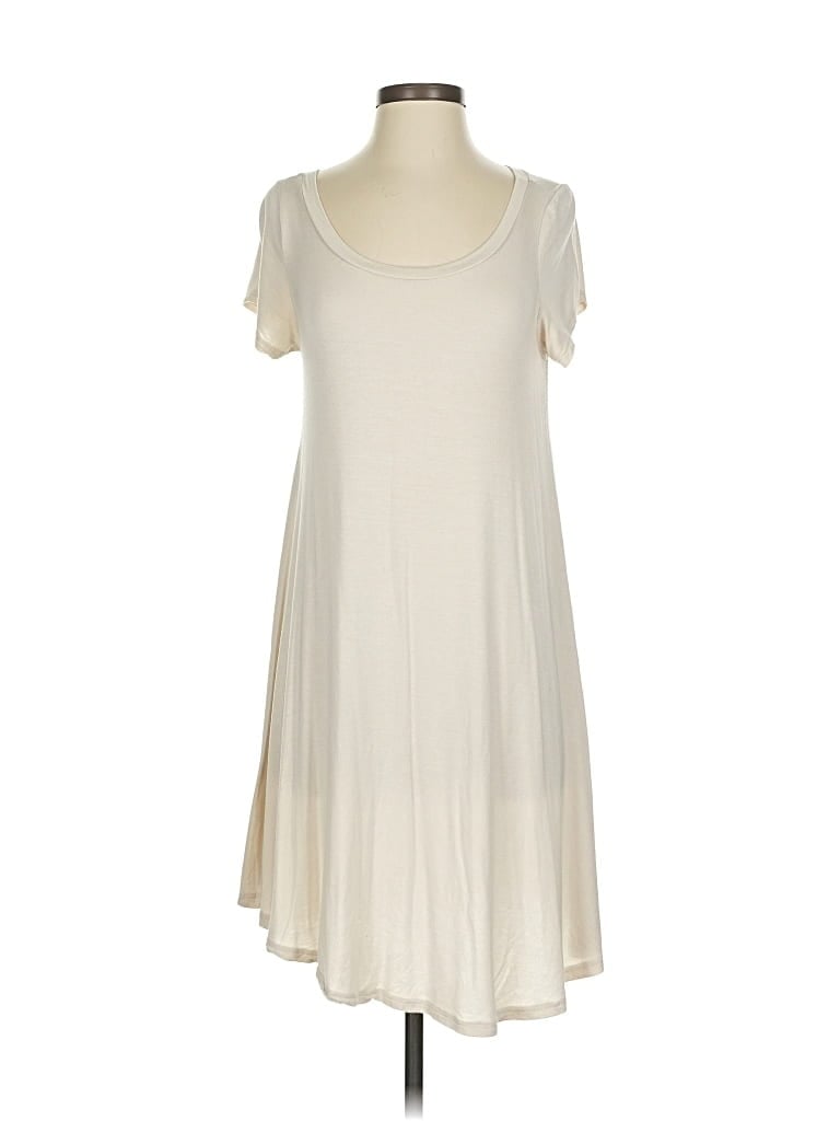 Pre-owned Assorted Brands Casual Dress In White