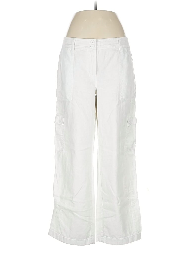 Pre-owned Charter Club Cargo Pants In White