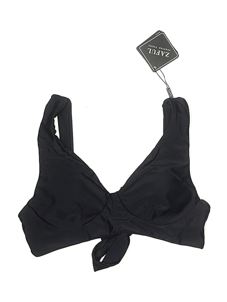 Pre-owned Zaful Swimsuit Top Black Swimwear