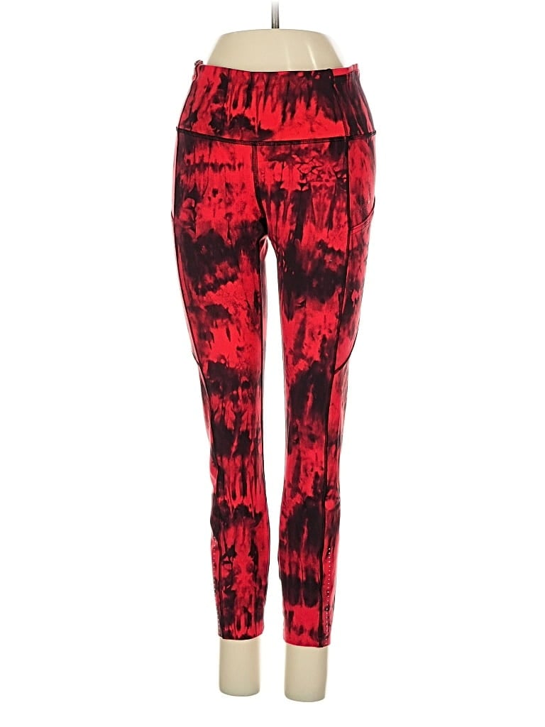 Pre-owned Lululemon Athletica Casual Pants In Red