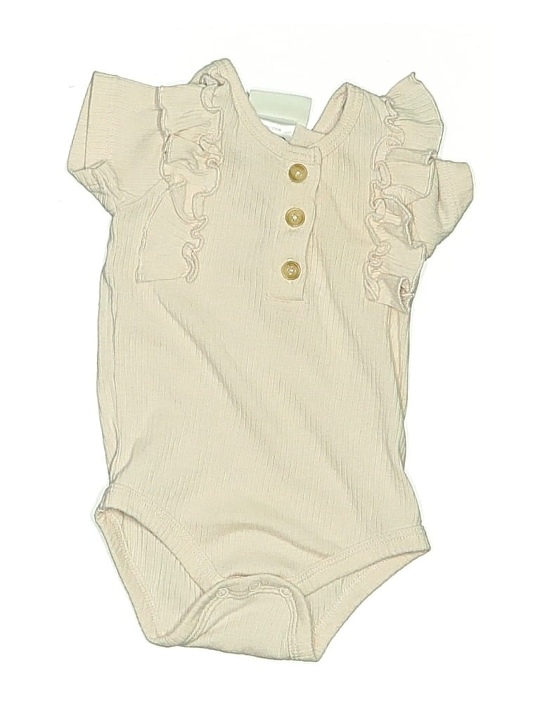 Click to view more detailed imagery on our partner's website Pre-owned Nicole Miller Babies' Short Sleeve Onesie In White
