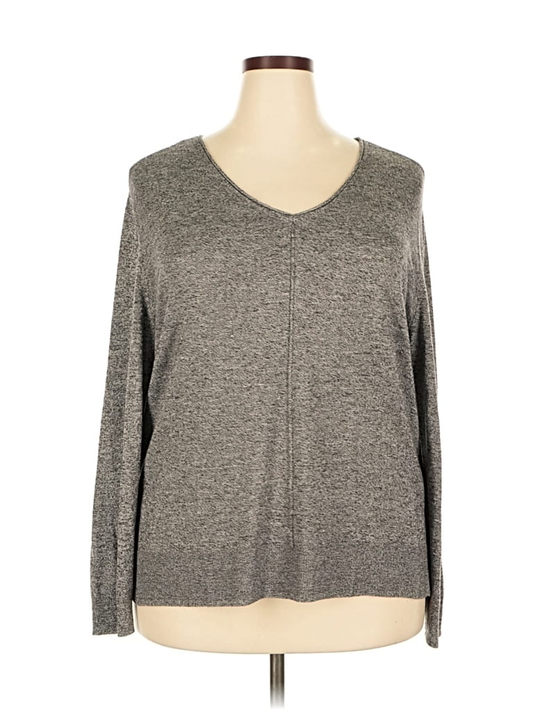 Pre-owned Apt. 9 Pullover Sweater In Gray