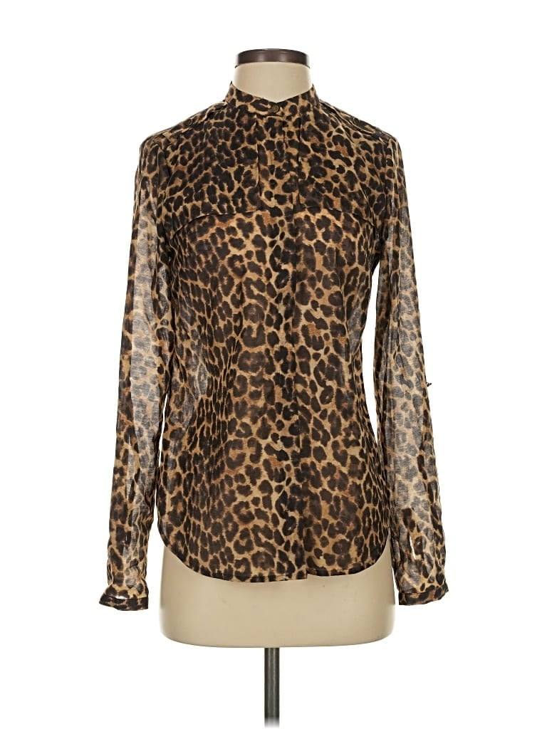 Click to view more detailed imagery on our partner's website Pre-owned Ann Taylor Long Sleeve Blouse In Brown