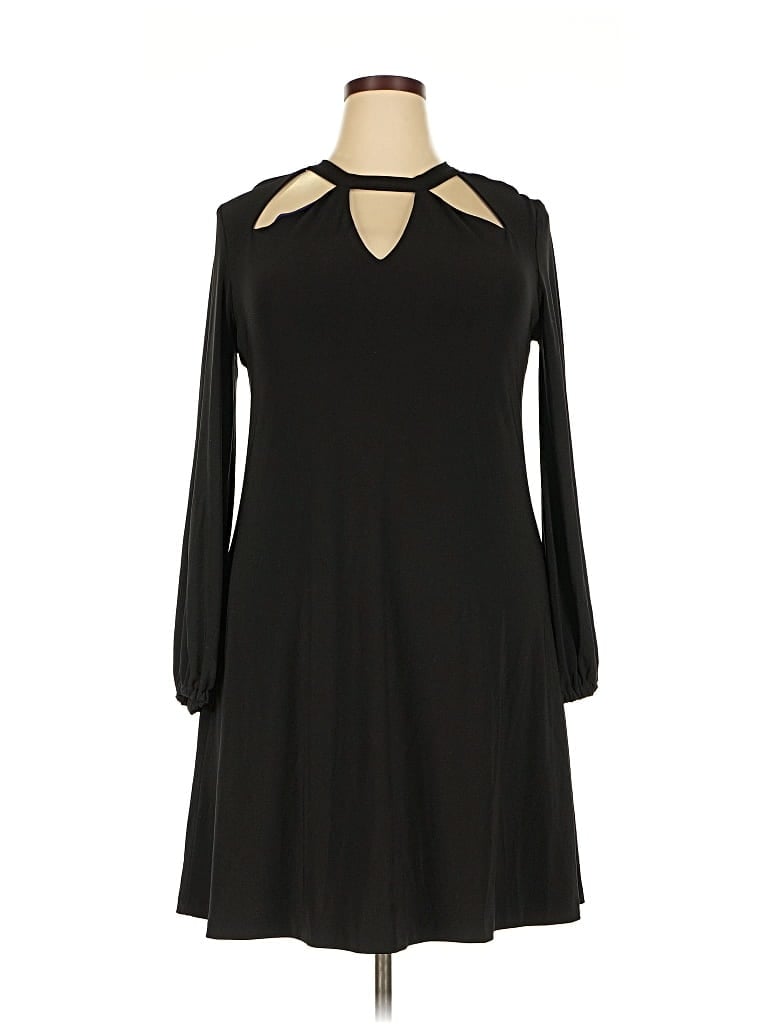 Pre-owned Norma Kamali Casual Dress In Black