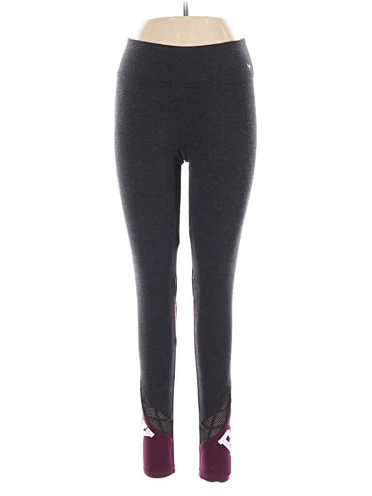 Pre-owned Victoria's Secret Pink Active Pants In Gray