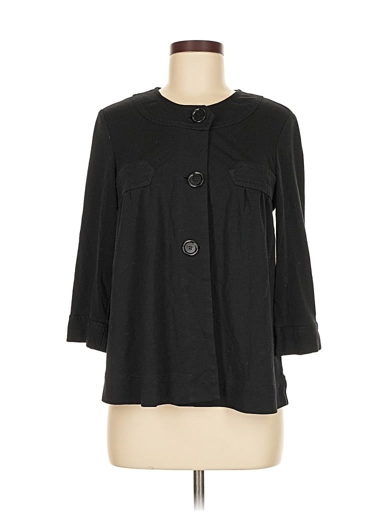 Pre-owned Max Studio Blazer Jacket In Black