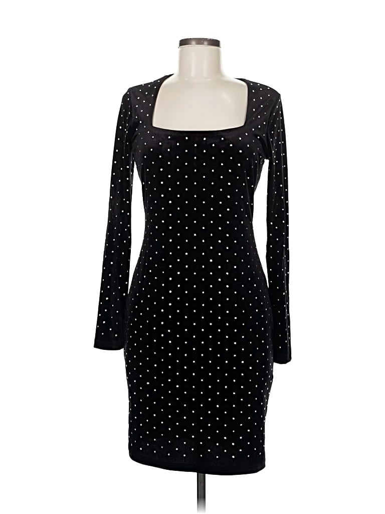 Pre-owned H&m Cocktail Dress In Black