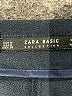 Zara Basic 100% Polyester Black Blue Casual Pants Size M - photo 6