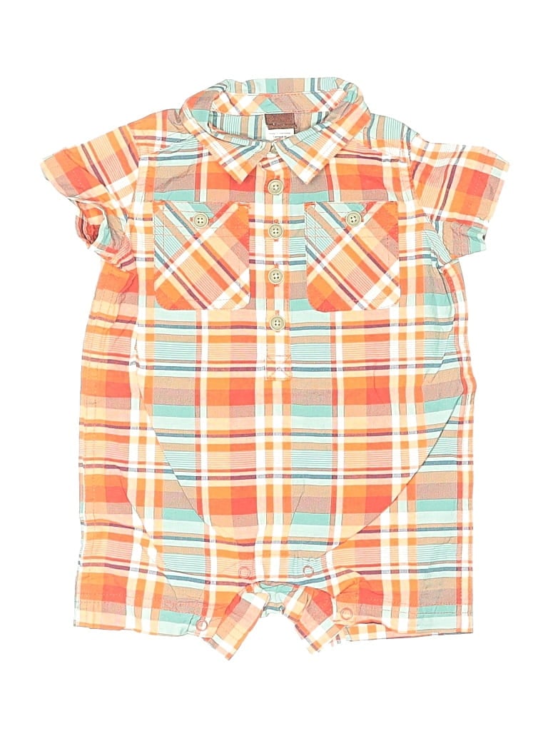 Pre-owned Tea Babies' Short Sleeve Outfit In Orange