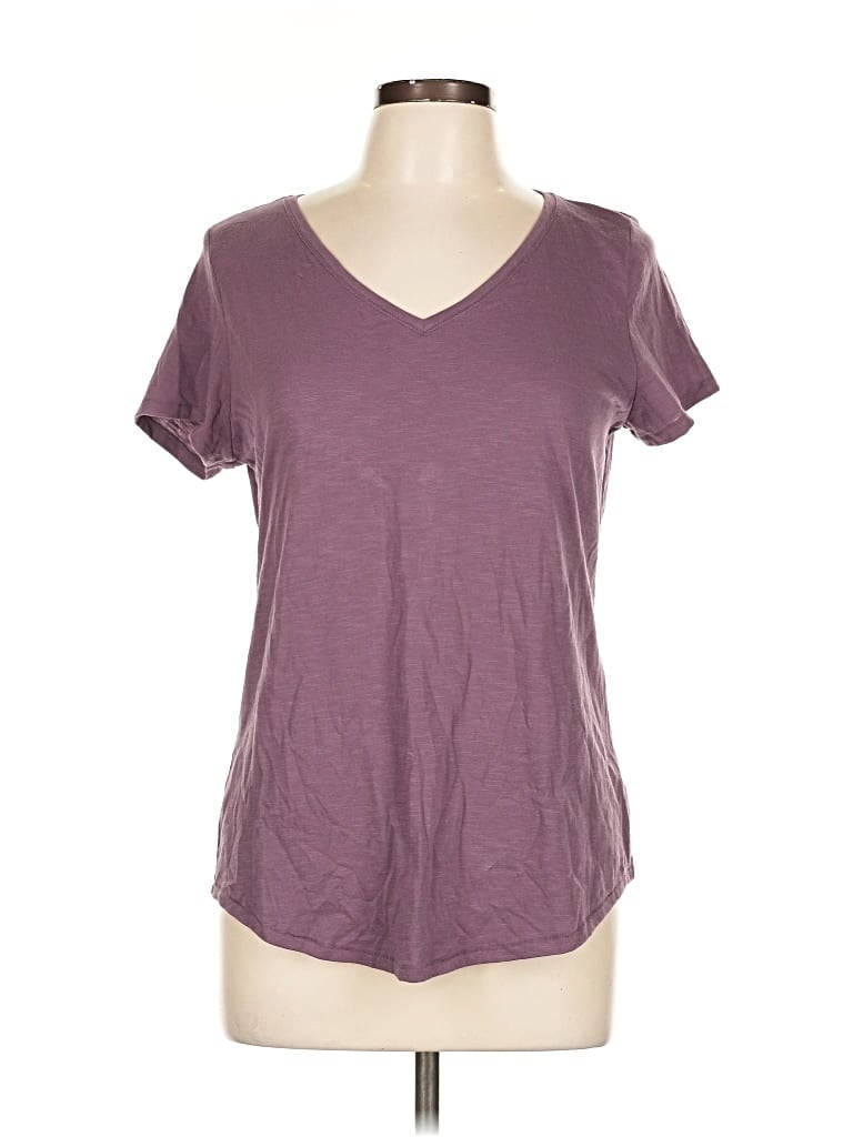 Pre-owned Sonoma Goods For Life Short Sleeve T-shirt In Purple