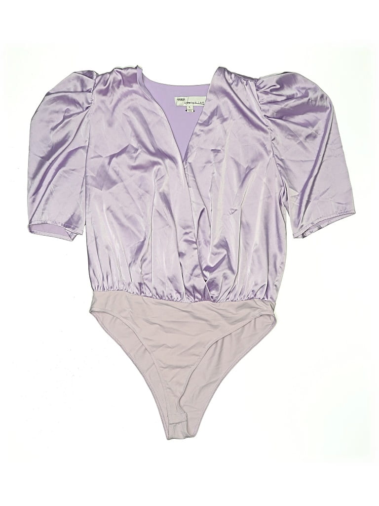Pre-owned Adelyn Rae Bodysuit In Purple