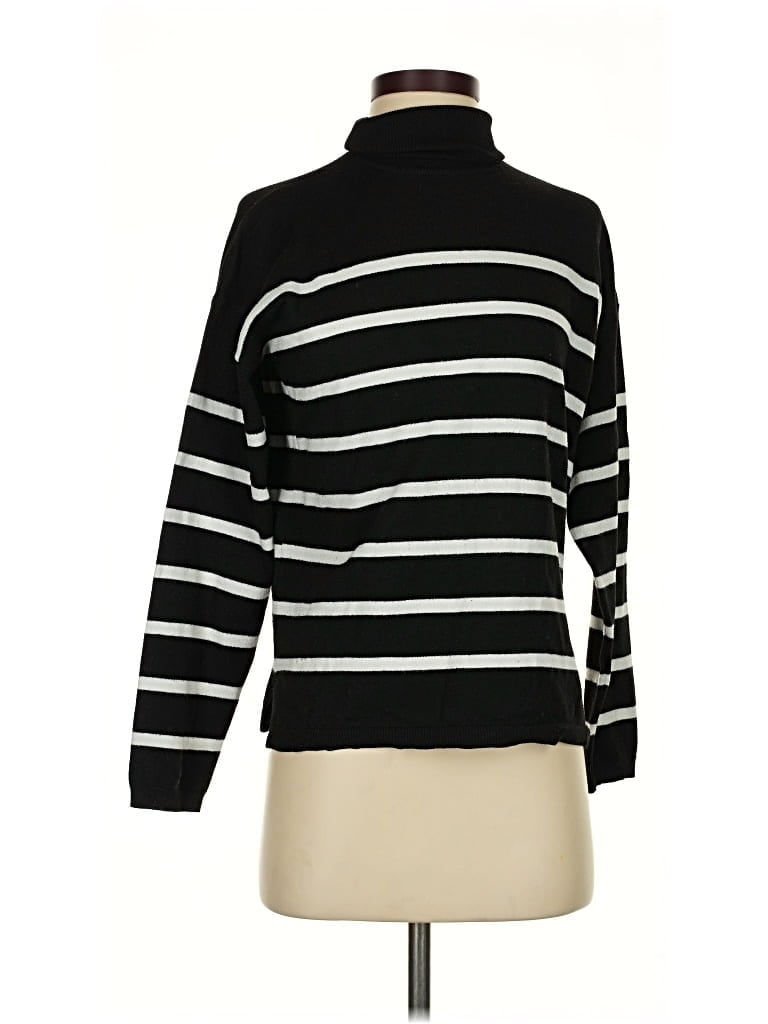 Pre-owned Primark Turtleneck Sweater In Black