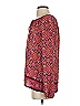 Gap 100% Polyester Red Pink Long Sleeve Blouse Size XS - photo 5