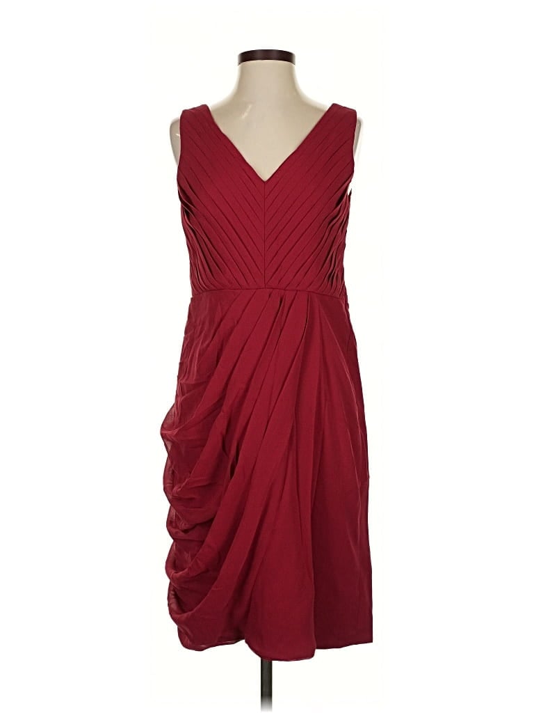 Pre-owned Azazie Cocktail Dress In Red