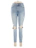 Gap Hearts Blue Jeans Size 28 waist - photo 1