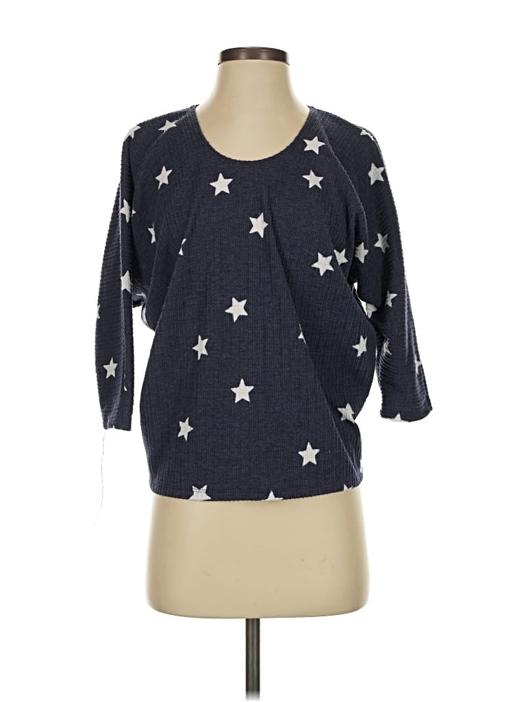 Pre-owned Kim & Cami Pullover Sweater In Blue