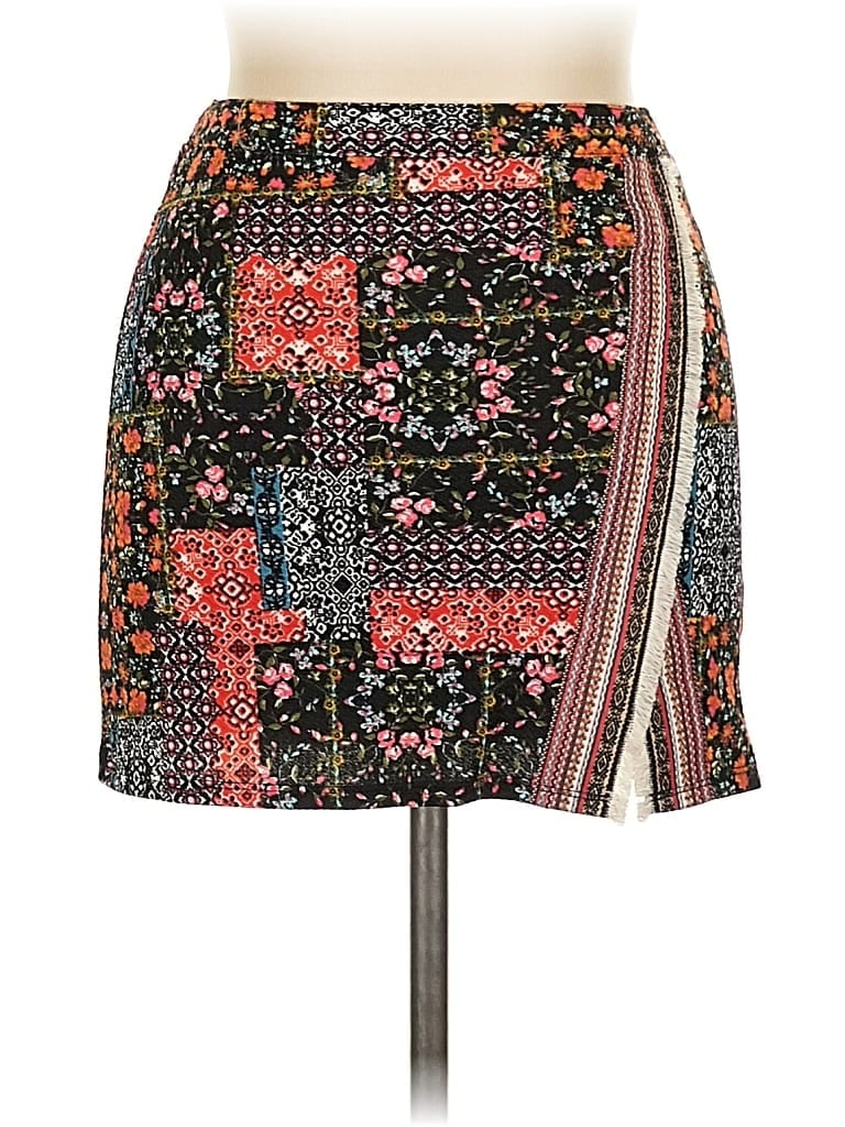 Pre-owned Xhilaration Casual Skirt In Black