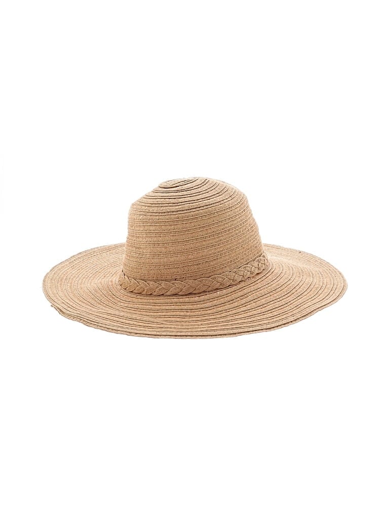Pre-owned Inc International Concepts Sun Hat In Brown