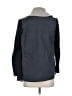 Splendid Color Block Solid Blue Gray Coat Size XS - photo 2