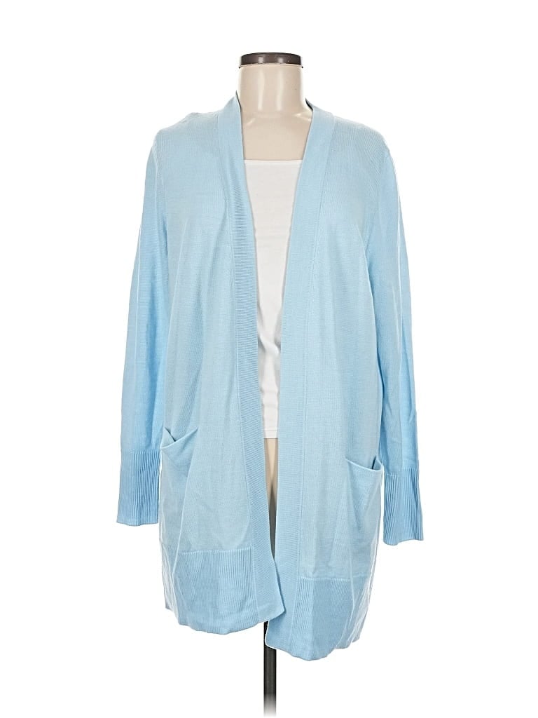 Pre-owned Nordstrom Cardigan Sweater In Blue