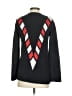 Victor Glemaud Argyle Black Pullover Sweater Size XS - photo 2
