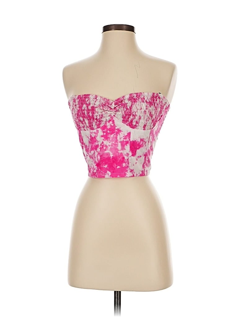 Pre-owned S/w/f Sleeveless Blouse In Pink