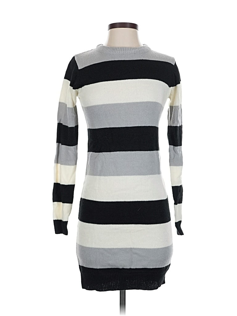 Pre-owned Brave Soul Casual Dress In Gray