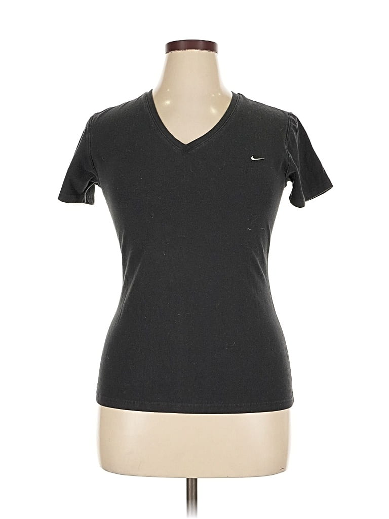 Pre-owned Nike Active T-shirt In Gray