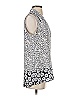 Laundry by Shelli Segal 100% Polyester Silver Sleeveless Blouse Size XS - photo 4