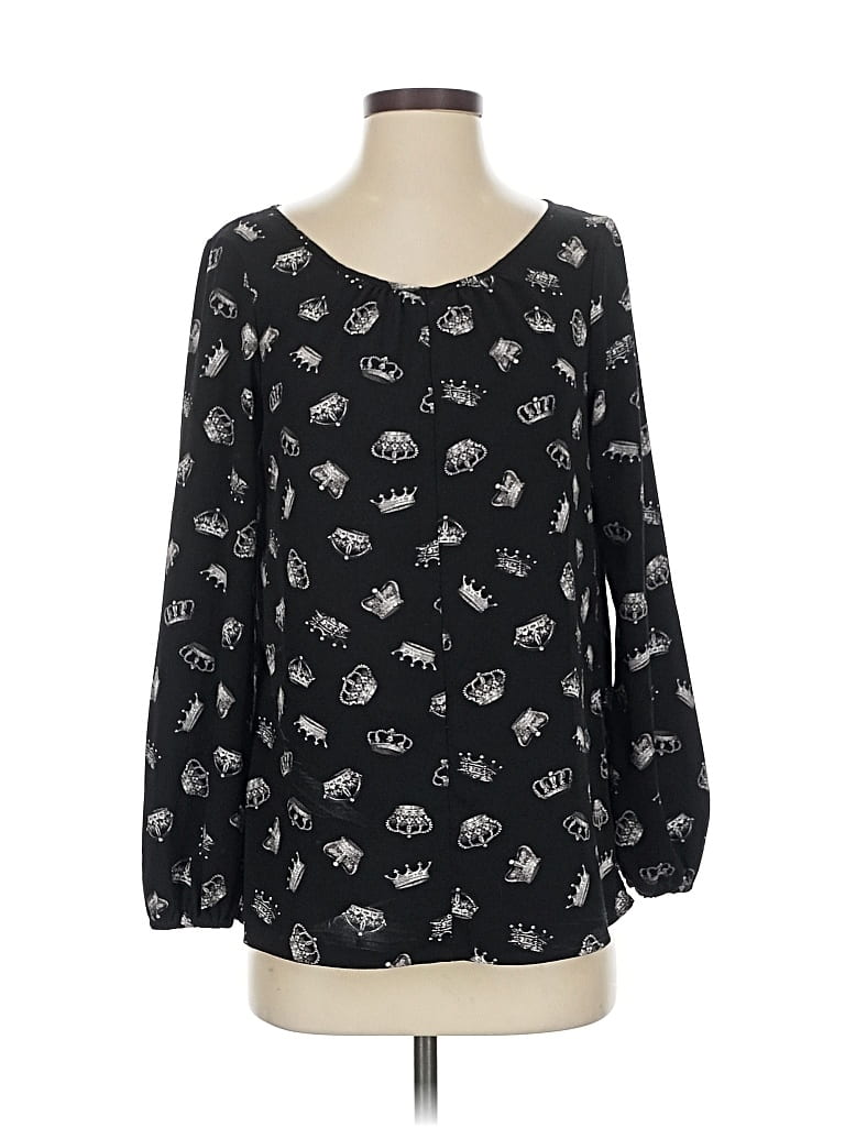 Pre-owned Thakoon Long Sleeve Blouse In Black