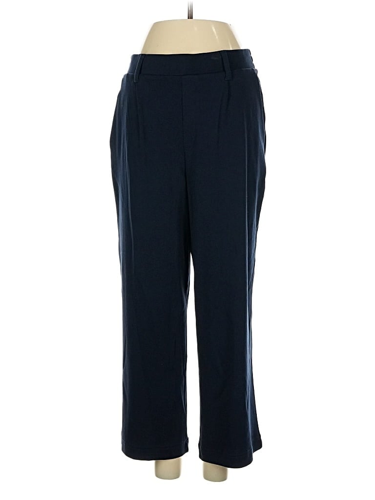 Pre-owned Lands' End Casual Pants In Blue