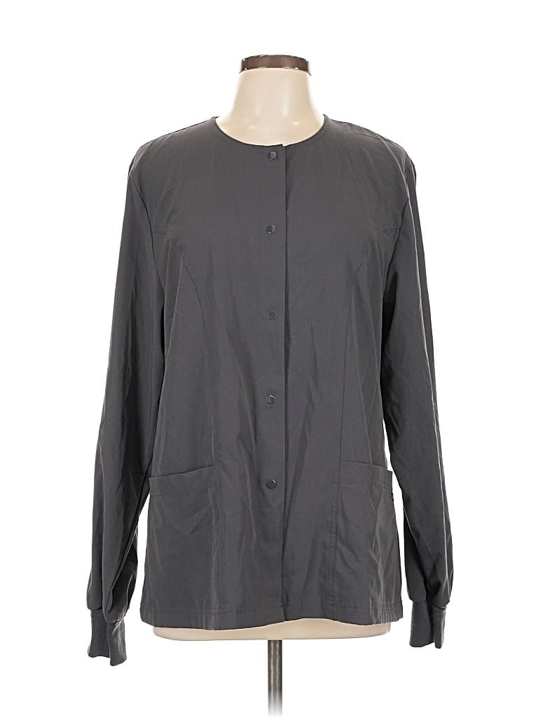 Click to view more detailed imagery on our partner's website Pre-owned Jockey Cardigan Sweater In Gray