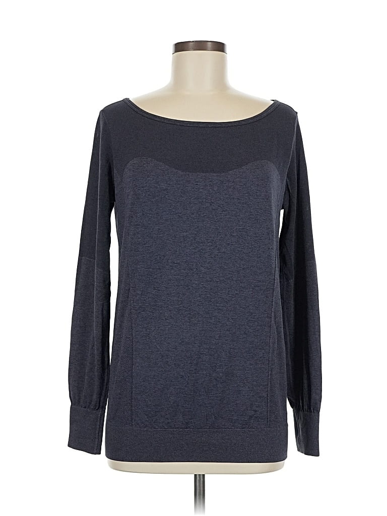 Pre-owned Nike Long Sleeve T-shirt In Gray