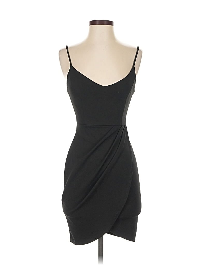 Pre-owned Lulus Cocktail Dress In Black