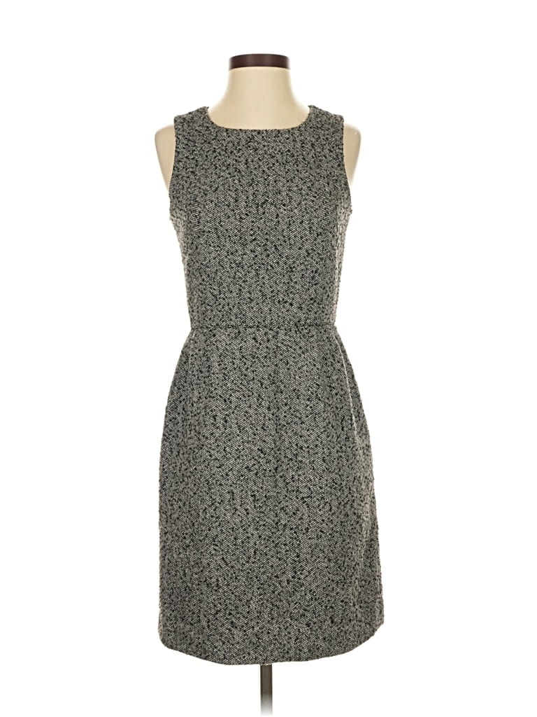Pre-owned J.crew Factory Store Casual Dress In Gray