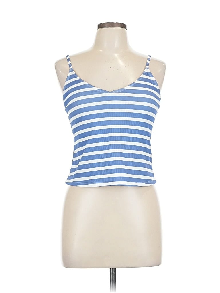 Click to view more detailed imagery on our partner's website Pre-owned Unbranded Tank Top Blue Sweetheart Neckline Tops