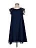 Alya 100% Polyester Solid Blue Cocktail Dress Size S - photo 1